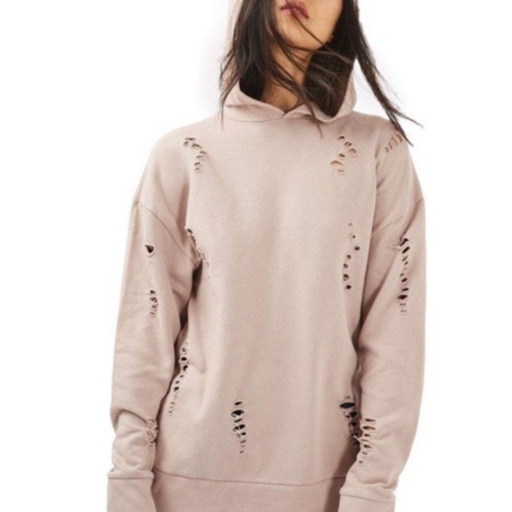 Top shop pink sweatshirt